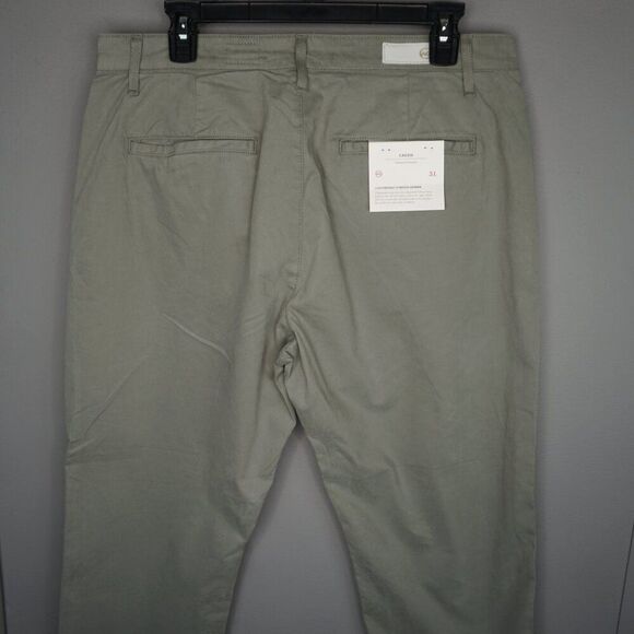 New AG Caden Lightweight Sateen Relaxed Tailored Trouser in Rooftop Garden sz 31 - Picture 9 of 16